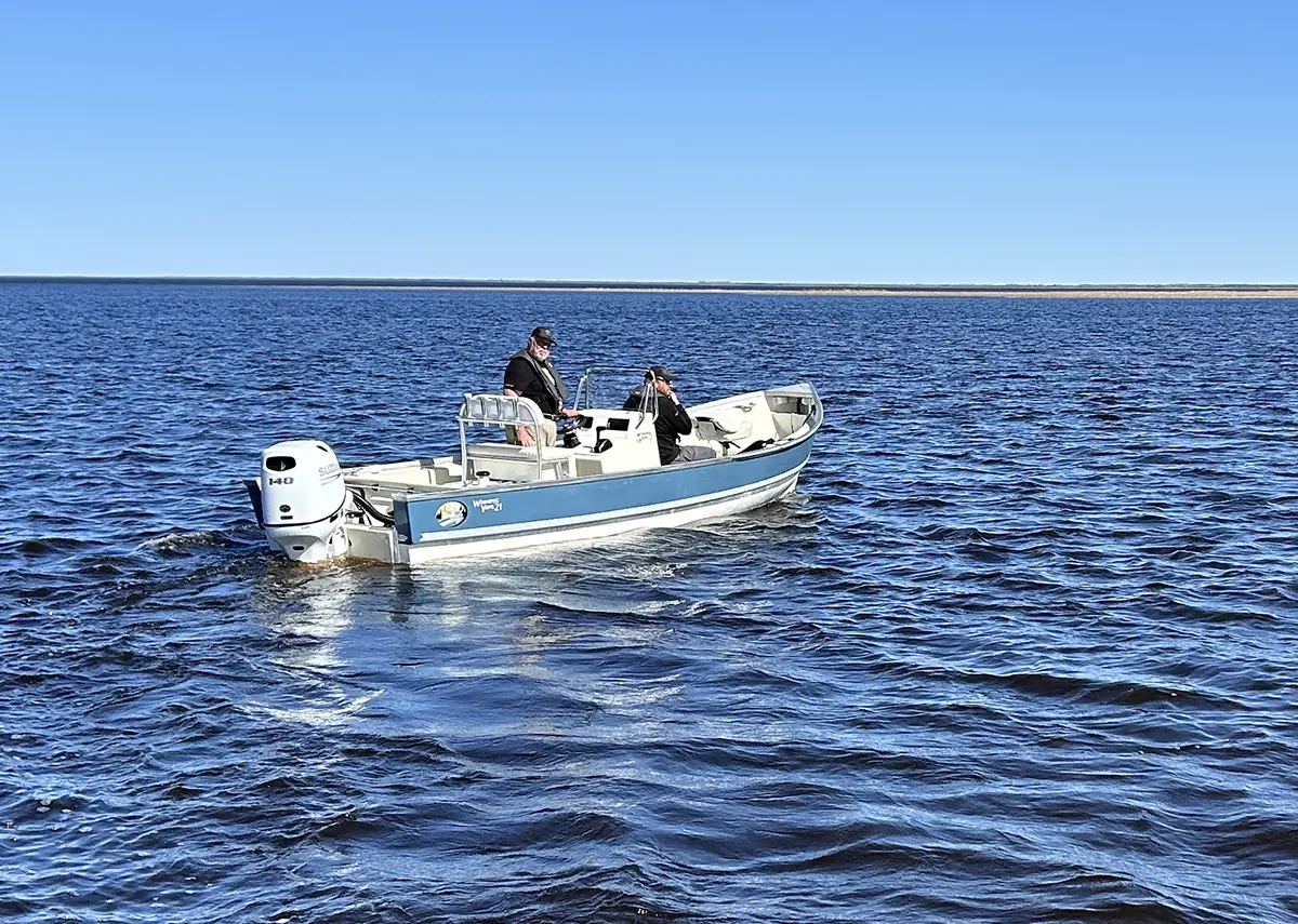 Starting the Fishing Trip on the Winnipeg Yawl