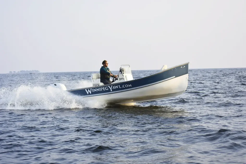Winnipeg Yawl At Speed