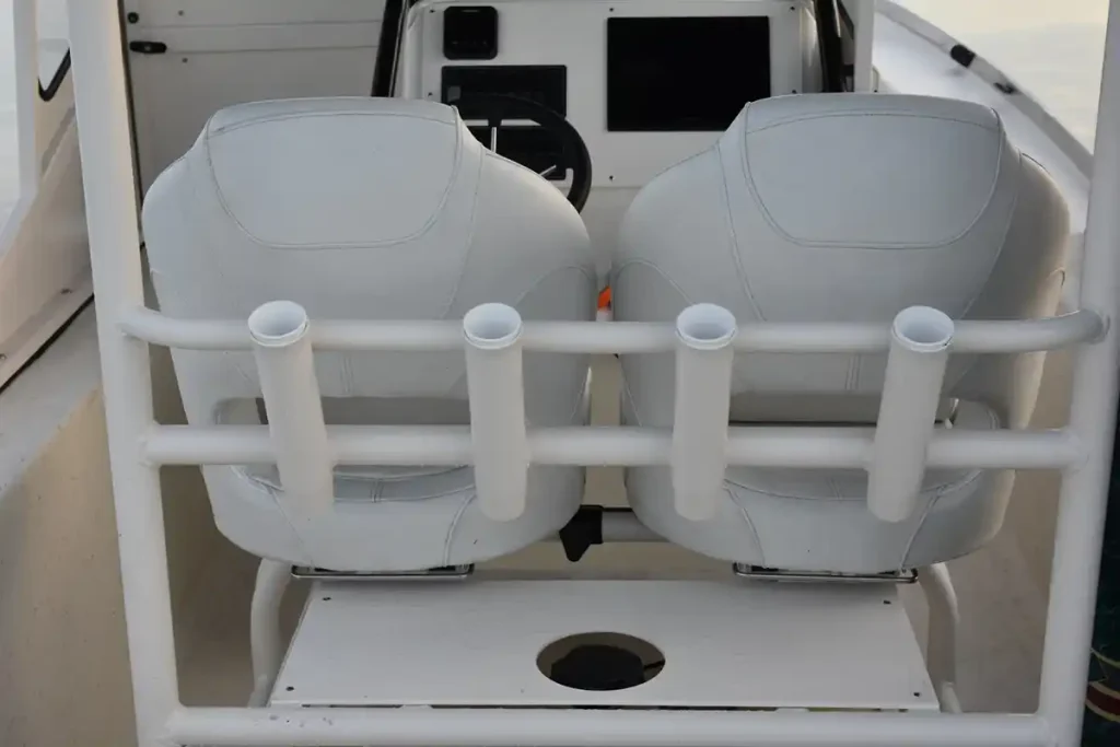 Fuel tanks and seats on the Winnipeg Yawl 23