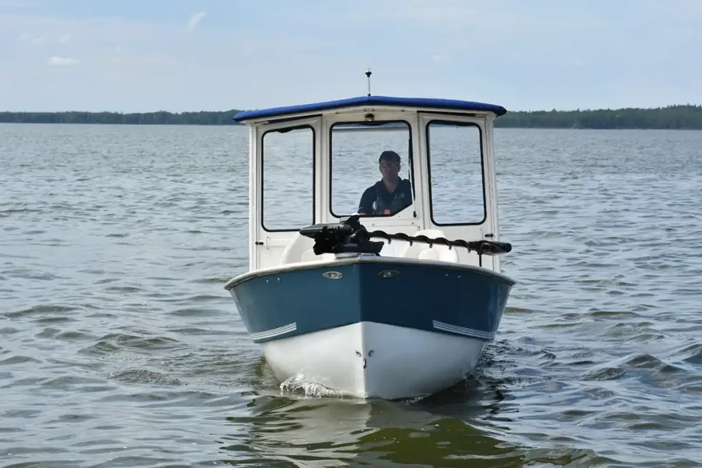 Bow of the Winnipeg Yawl 23